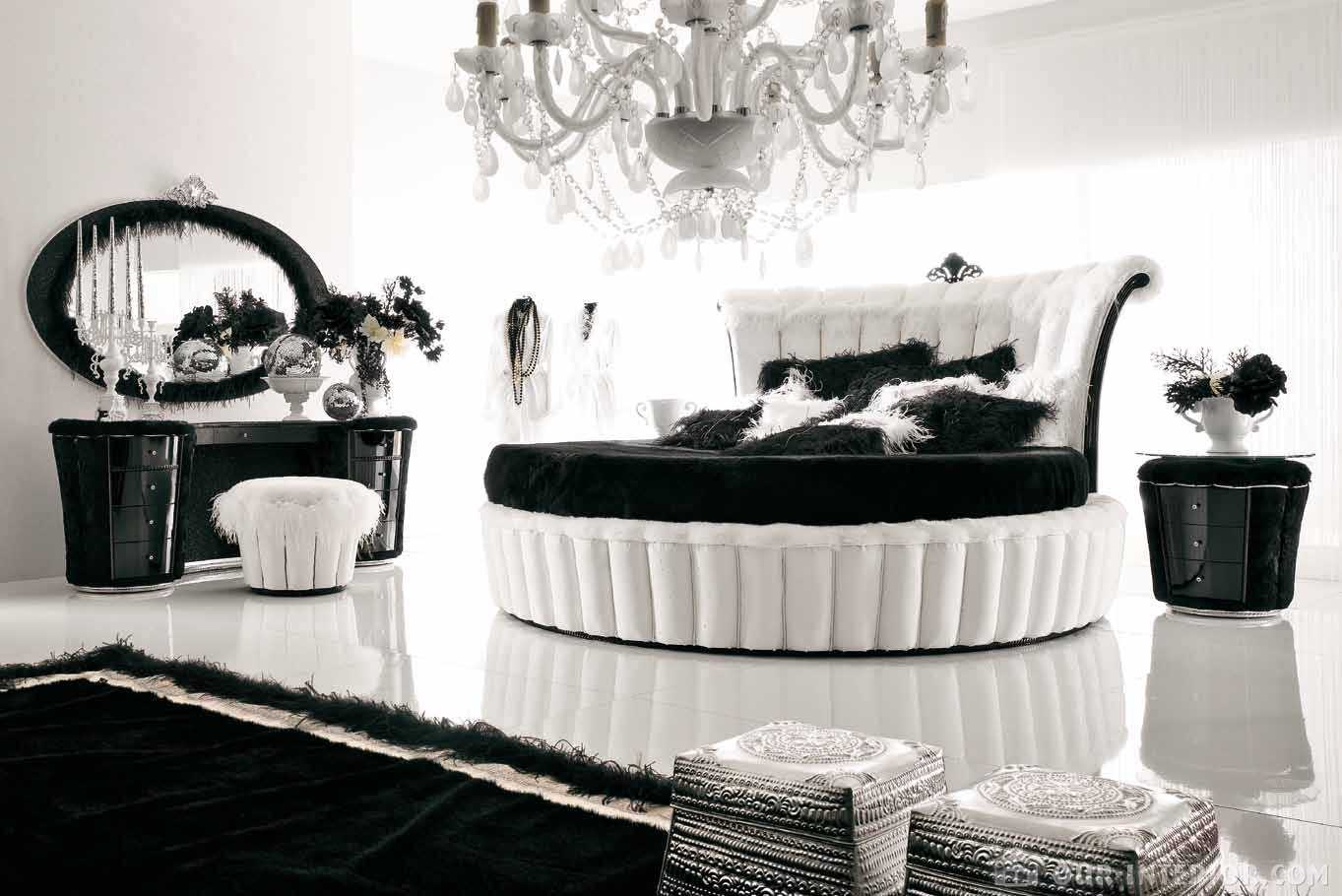 ярки бели мебели в стила на хола