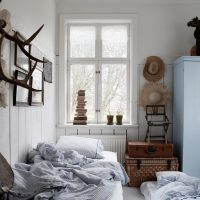 foto in stile country camera da letto in stile moderno