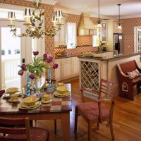 bright interior hallway in country style picture