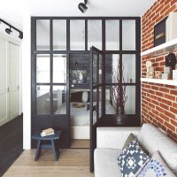 conception de couloir de style loft lumineux