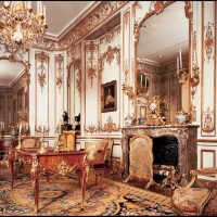 image de conception d'appartement de style baroque inhabituel