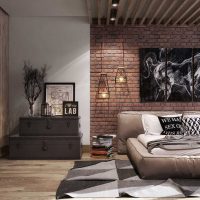 bella foto dell'appartamento in stile loft