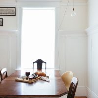 cozy bright decor of the living room photo