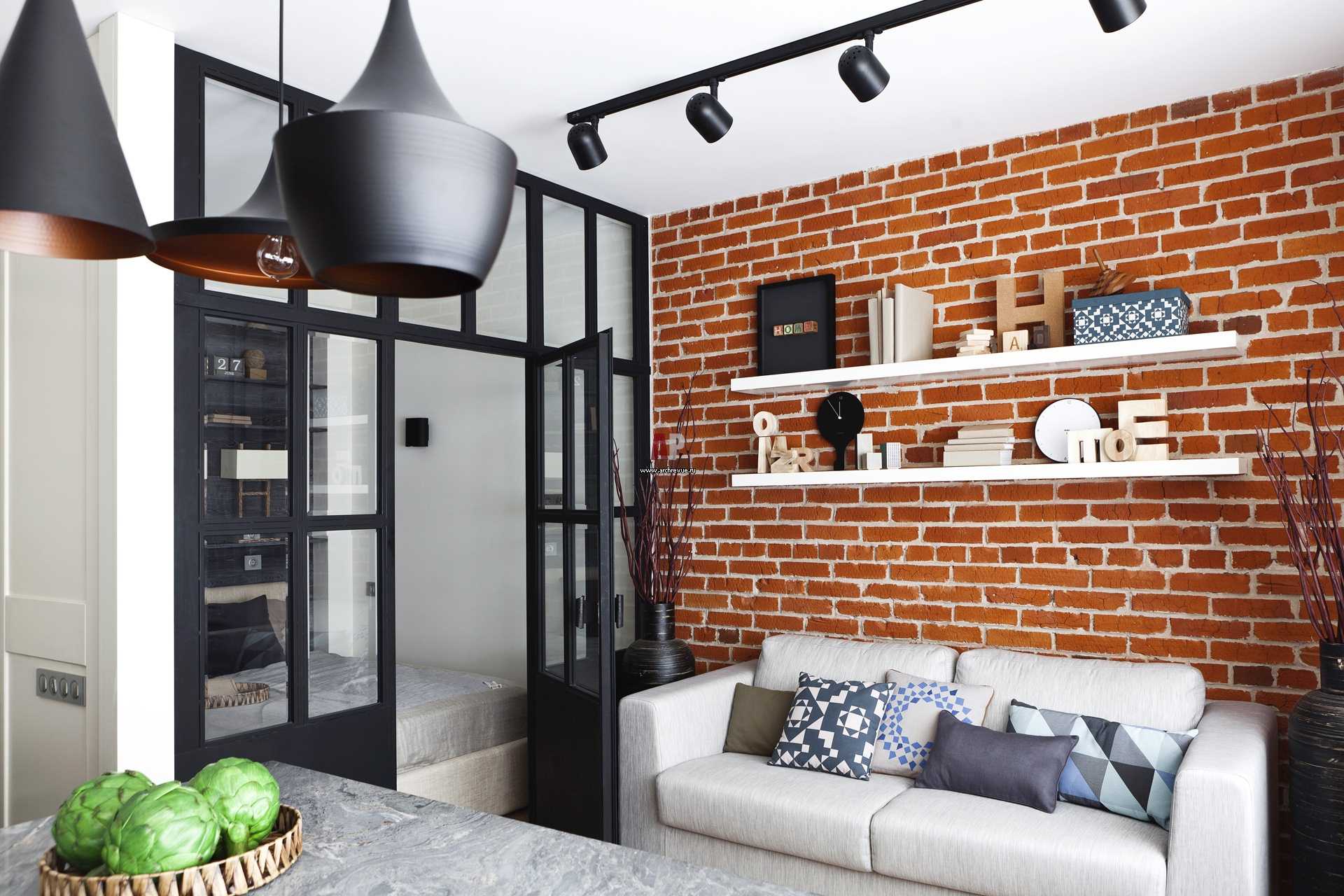 couloir de style loft clair