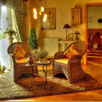 design di casa leggera in foto in stile country