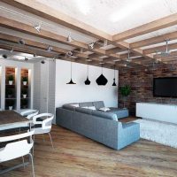 foto in stile loft in stile camera da letto insolita