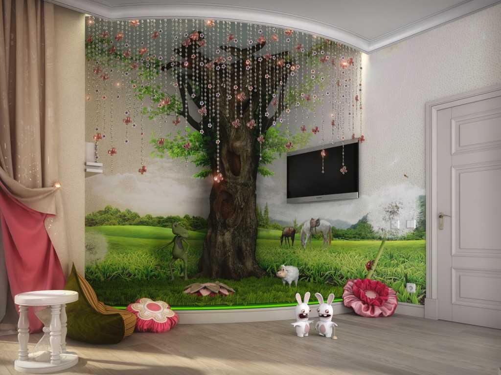 ideja lijepog dekora za dječju sobu