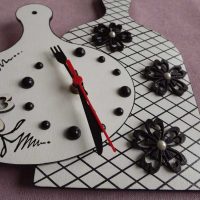 DIY unusual wall clock decor photo