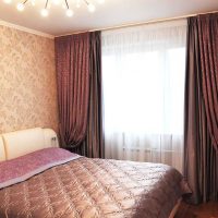 idea of ​​original decoration of curtains photo