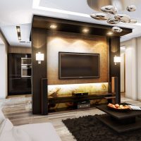 the idea of ​​a beautiful led interior photo illumination