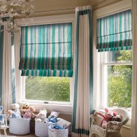 do-it-yourself idea of ​​unusual design of curtains picture