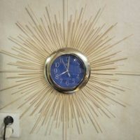 L'idea di una bella foto di decorazione dell'orologio da parete fai-da-te