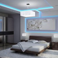 idea of ​​color illumination of interior photo