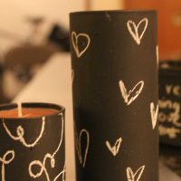 DIY light candle decoration option photo