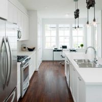 beautiful dark floor in the decor of the bedroom picture