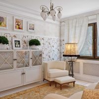 svijetli dizajn prostorije u stilu Provanse