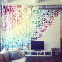 do-it-yourself bright apartment decoration photo