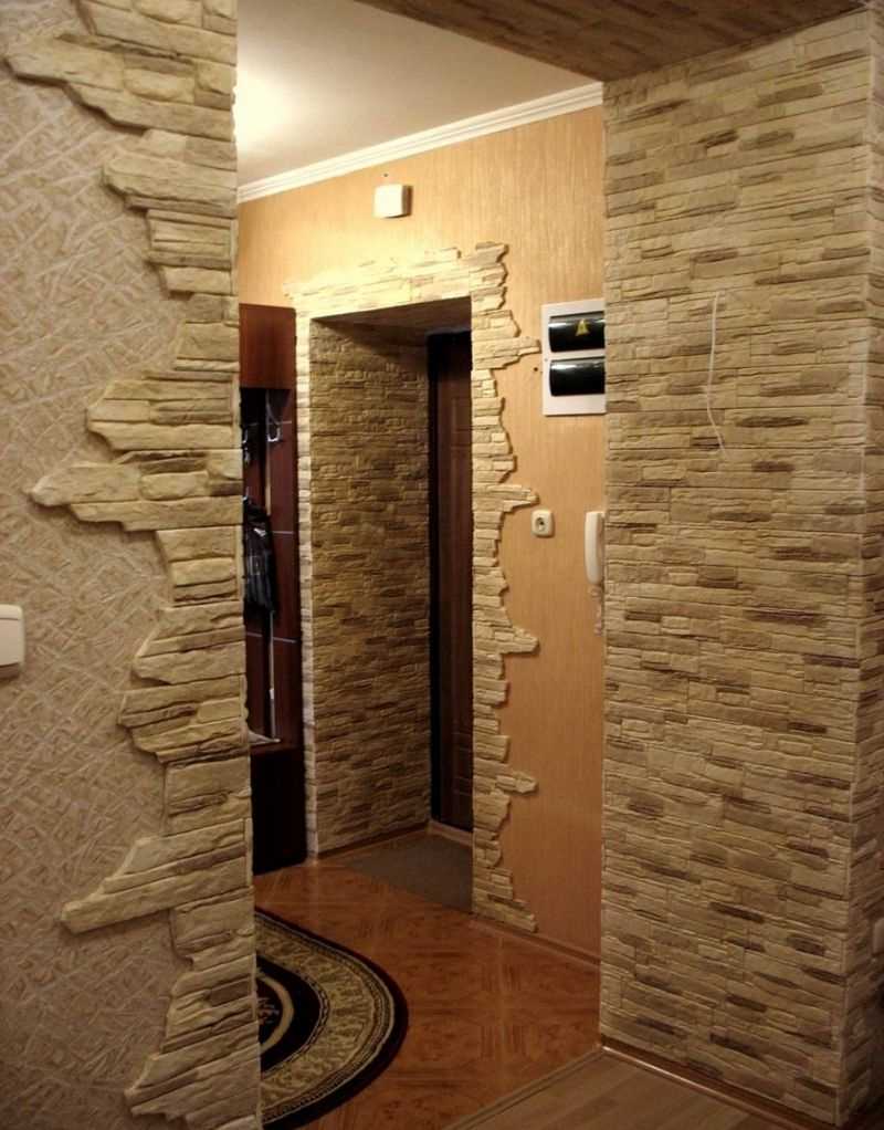 svijetli fleksibilan kamen u unutrašnjosti spavaće sobe