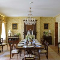 intérieur de la chambre lumineuse en style victorien