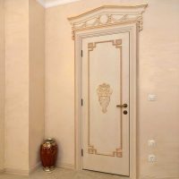 beautiful design of interior doors with improvised materials photo