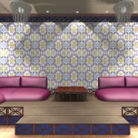 salon de style moderne photo de style oriental