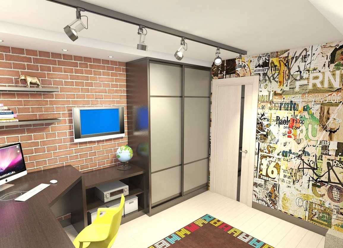 unusual design of the apartment with your own hands