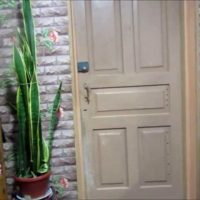 hiasan indah dari pintu depan gambar do-it-yourself