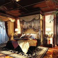 originalni dekor spavaće sobe na slici Empire