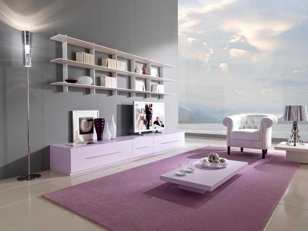 a combination of bright pink in the style of the apartment with other colors