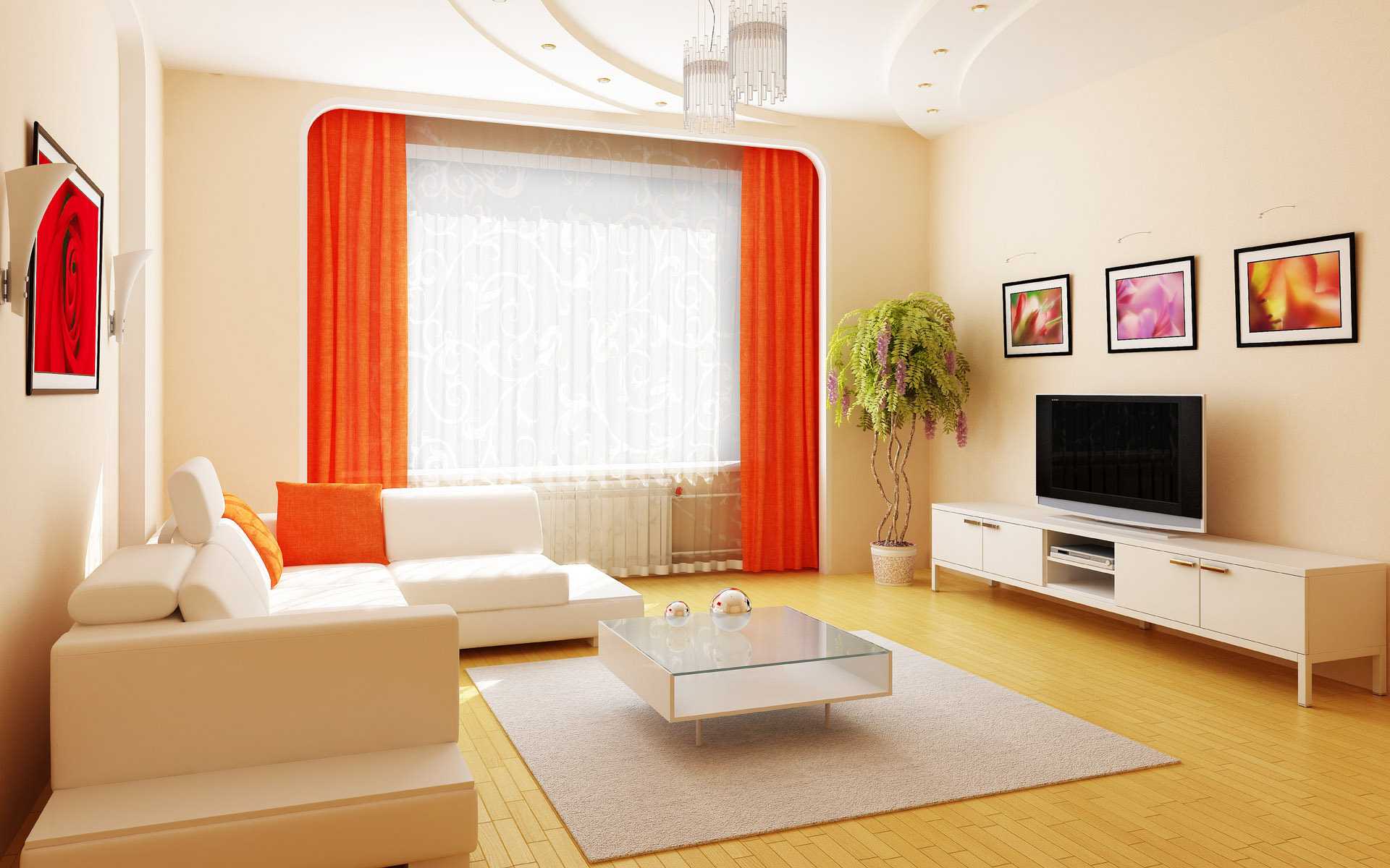 kombinacija tamno narančaste u stilu spavaće sobe s drugim bojama