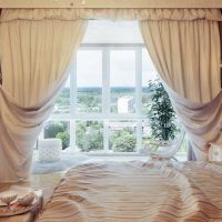 camera da letto in stile moderno in foto in stile vintage