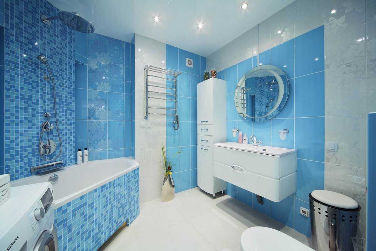 bright room decor in blue