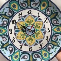 versione fai-da-te di una bella foto di decorazione per orologio da parete