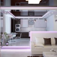 idea of ​​color led interior lighting photo