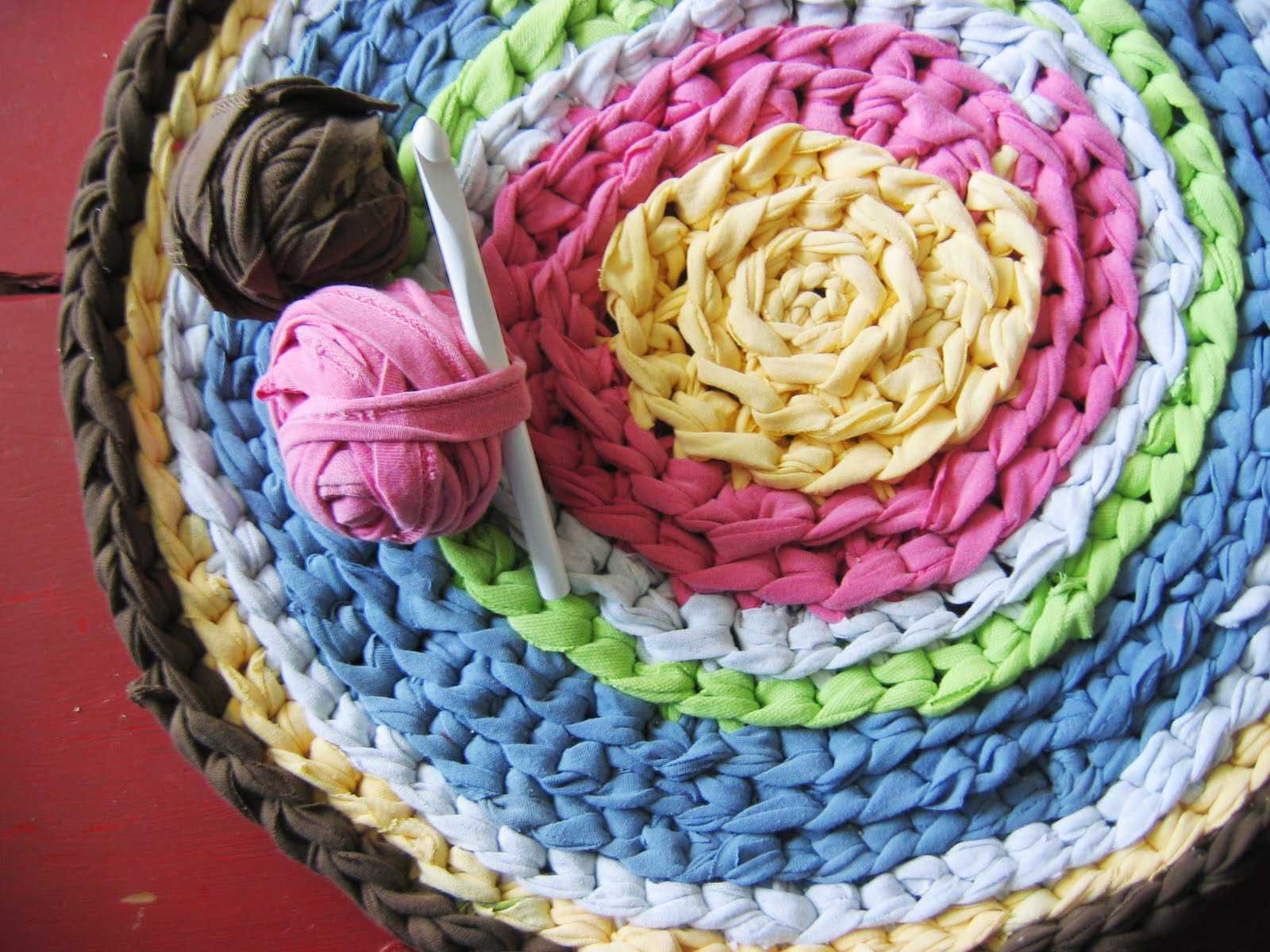 crocheted pillowcases in bedroom interior