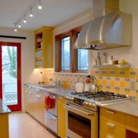 bright mustard apartment design picture