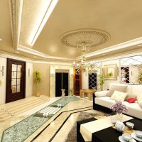 chambre de style moderne dans l'image de style oriental