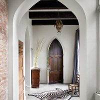 prekrasan dizajn spavaće sobe u gotičkom stilu fotografije