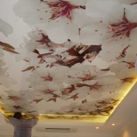 bellissima decorazione a soffitto con foto di accessori