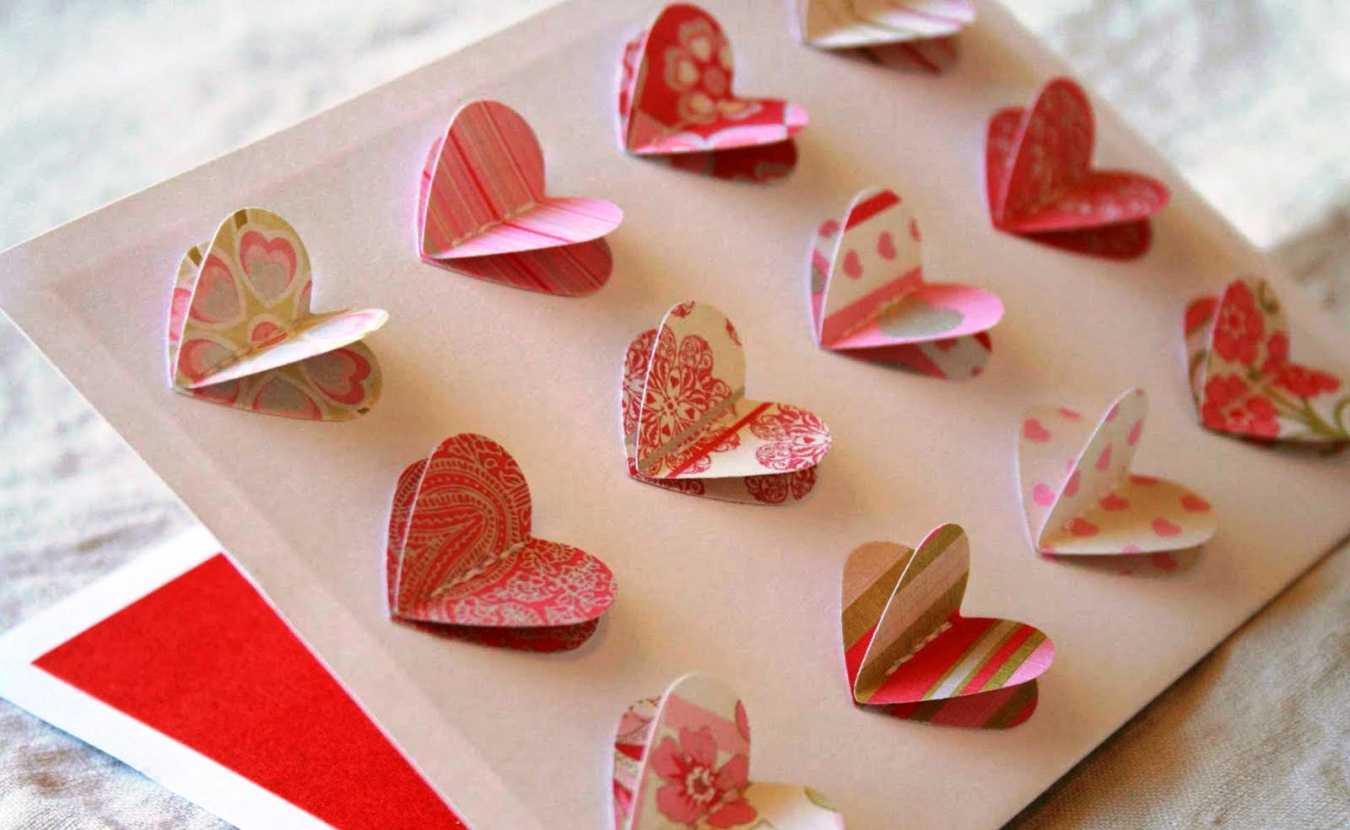 do-it-yourself dekorasi bilik yang terang untuk Hari Valentine