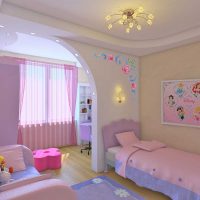 idée d'un style de chambre lumineuse pour une photo de fille