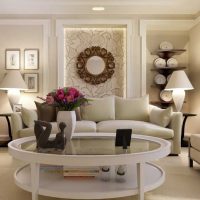 the idea of ​​the original design of the living room 17 square meters photo