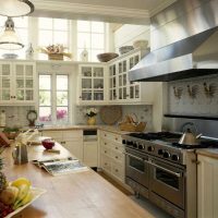 variant of the unusual interior of the kitchen photo