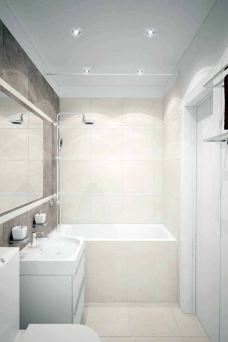 ideja neobičnog dizajna bijele kupaonice