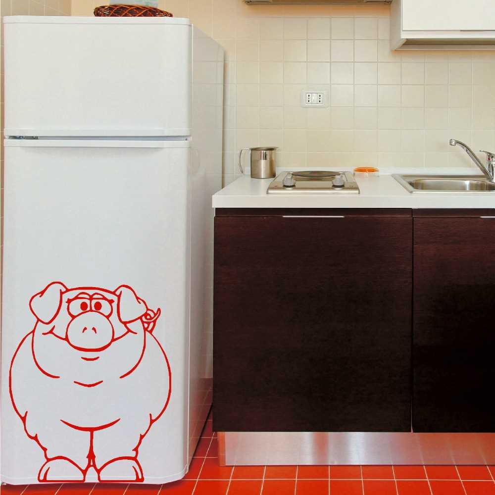 ideja originalnog ukrašavanja hladnjaka u kuhinji