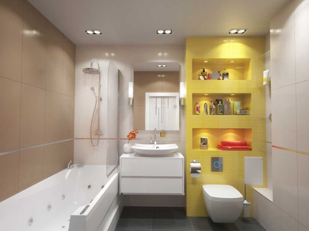 idea of ​​an unusual bathroom interior