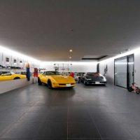 idea of ​​unusual design of a garage photo