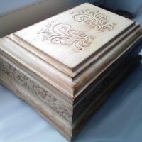 The idea of ​​the original DIY jewelry box decor photo