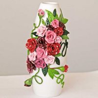 ideja neobičnog ukrašavanja slike vaze