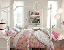 idea of ​​a color bedroom decor for a girl photo